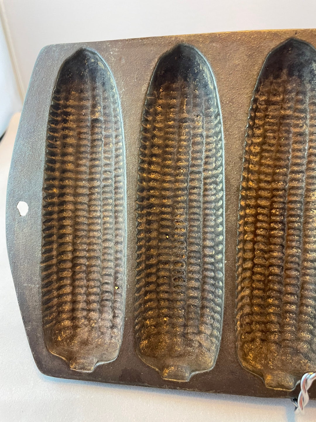 Vintage Cast Iron Cornbread Mold Etsy