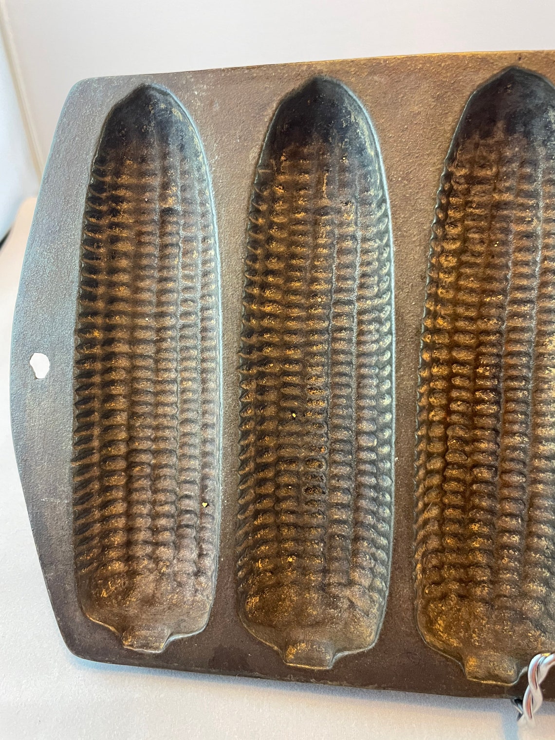 Vintage Cast Iron Cornbread Mold Etsy