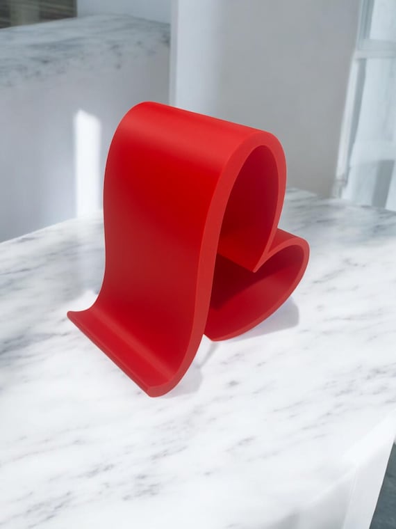 Heart Phone Stand | 3D Printed PLA Smartphone Holder Desk Accessory