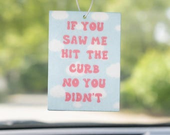 Funny Car Air Freshener | Rear View Mirror Decor | Gift for Drivers