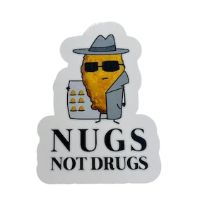 Cute Waterproof Nugs Sticker