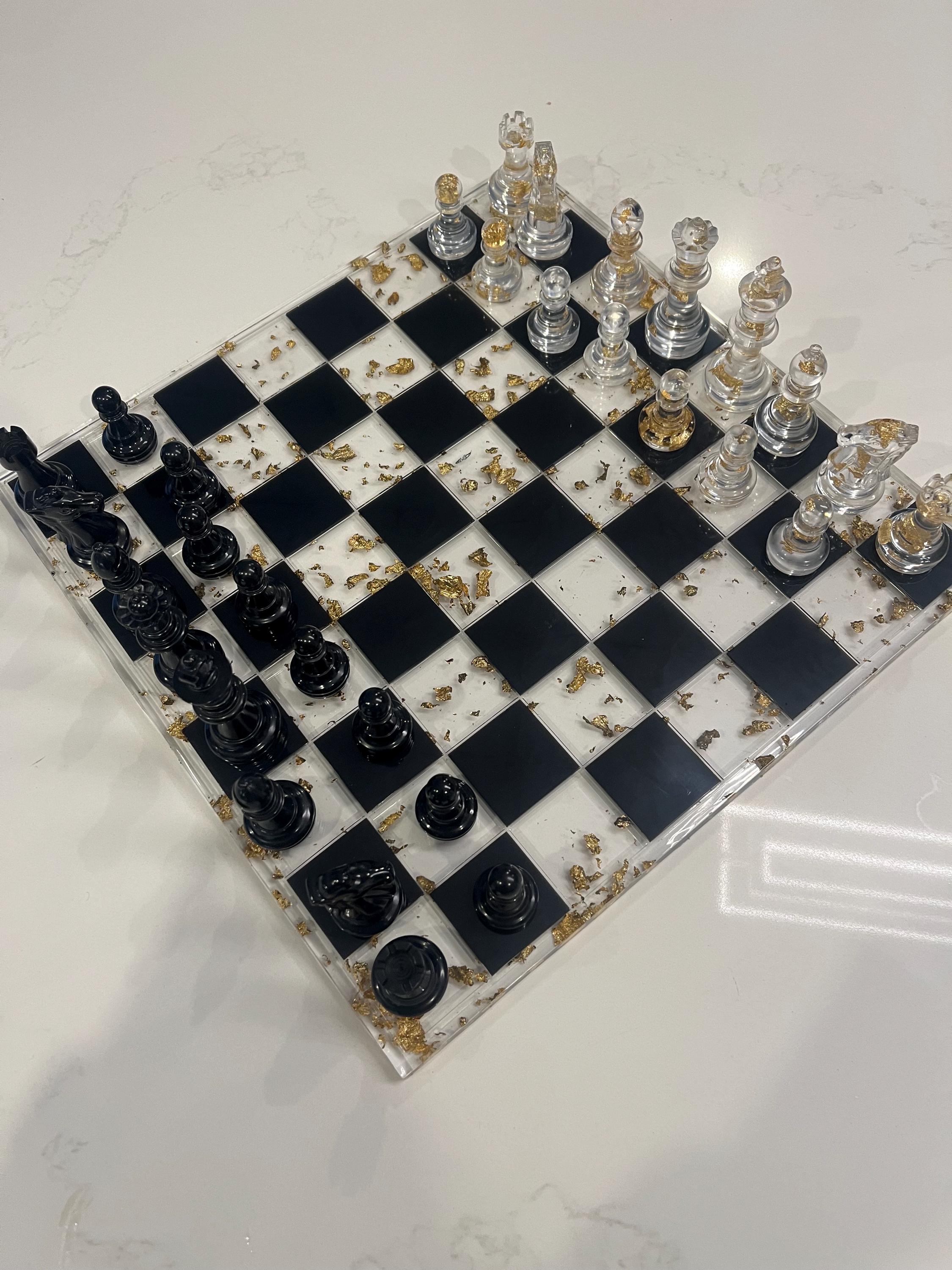 Resin chess board - Etsy 日本