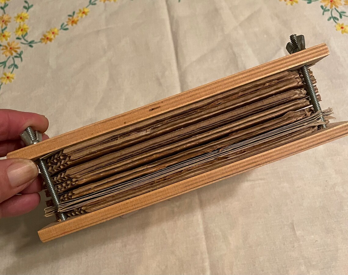 Vintage Spears Wooden Flower Press England Etsy