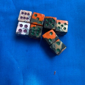 Custom Polymer Clay Dice