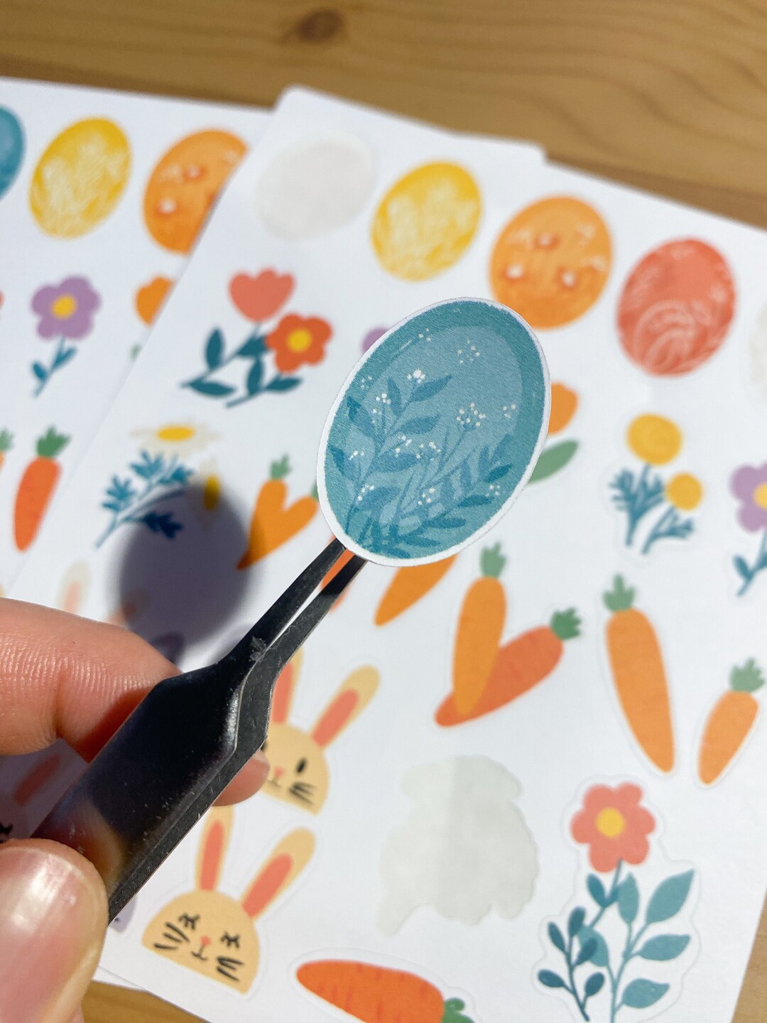 Cute Springtime Die-cut Sticker Sheet Bullet Journal Stickers, Planner ...