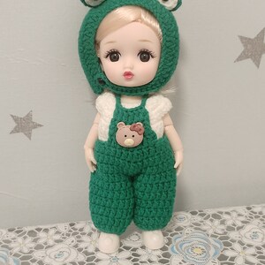 Handgestrickte Puppenkleider | 10 verschiedene Designs | Spielzeug Geschenk für Tochter Spielzeug mit Kleidung | Häkelkleid für Puppenkleider