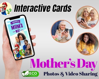 VIP Mother's Day Interaktive Karten COMBO. Mario Bro Theme. Umweltfreundlich. Unbegrenzt verwendbar. Nach dem Kauf 5 bis 10 min einsatzbereit. Kostenlos testen!