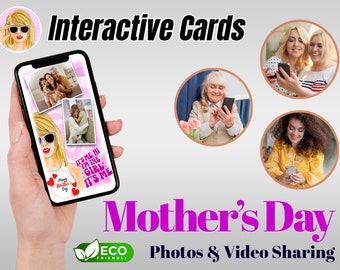 VIP Mother's Day Interaktive Karten COMBO. Swifties-Thema. Umweltfreundlich. Unbegrenzt verwendbar. Nach dem Kauf 5 bis 10 min einsatzbereit. Kostenlos testen!