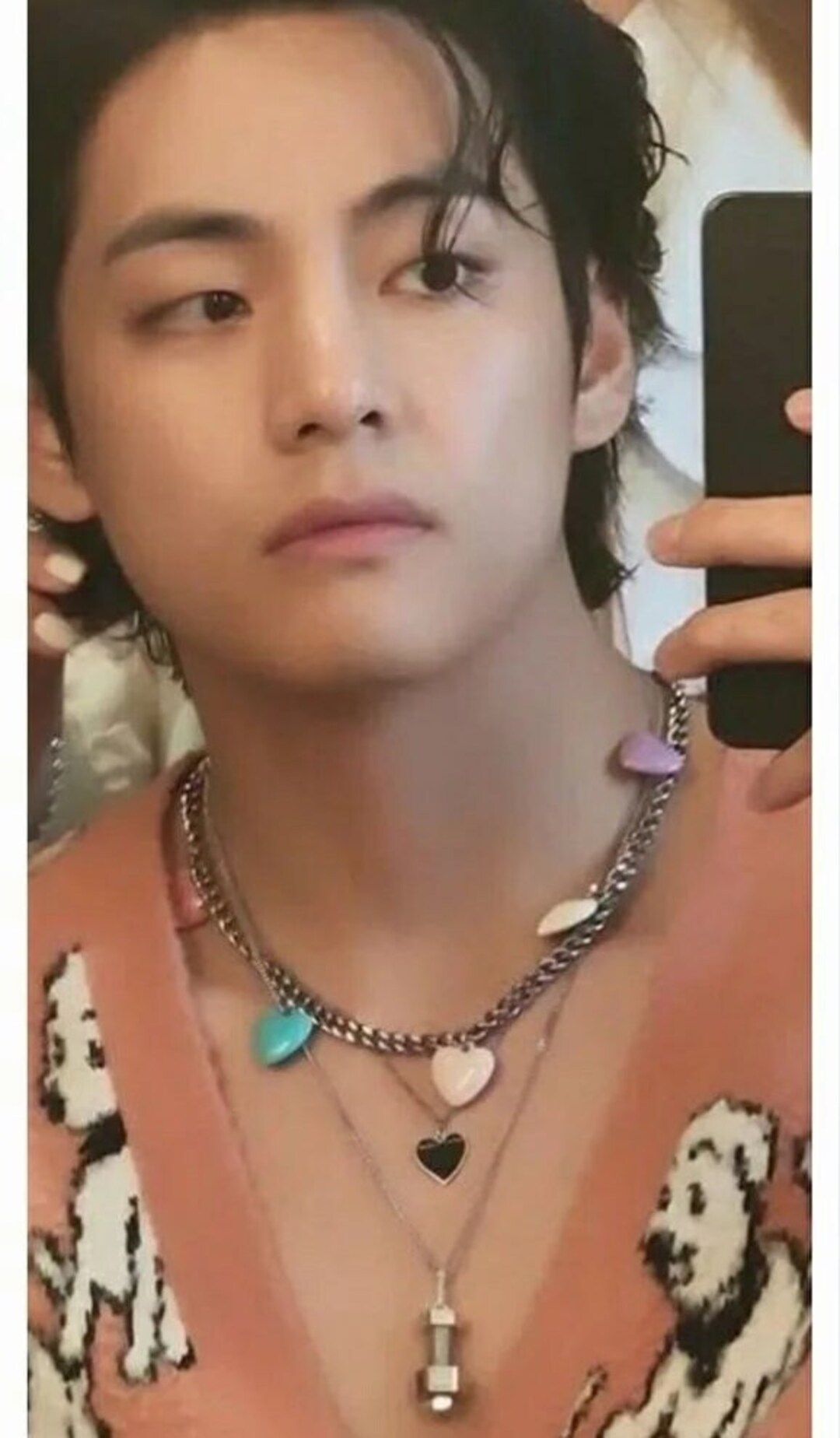BTS Necklace. BTS Heart KPOP Necklace. Kpop Trend Neckalce. Bts V Heart