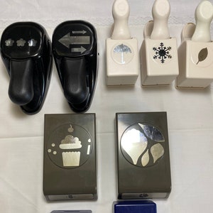 Decorative Paper Shape Punches, Lever Punches, Whale Tail Paper Shapers, Stampin Up, Martha Stewart, Creative Memories
