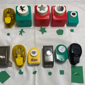 Miniature Decorative Paper  Punch Assorted Shapes