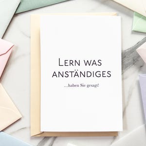 Karte zum Abschluss | Lustige Karte Ausbildung beendet | Abitur Geschenk | Geldgeschenke für Männer | Frauen | Geschenk zum Schulabschluss |