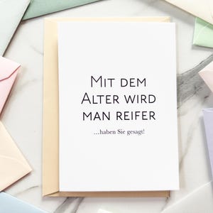 Lustige Karte zum Geburtstag | Witzige Geschenke für Männer | Frauen | 40 Geburtstag Bruder | Schwester | Geburtstagskarte Papa | Mama