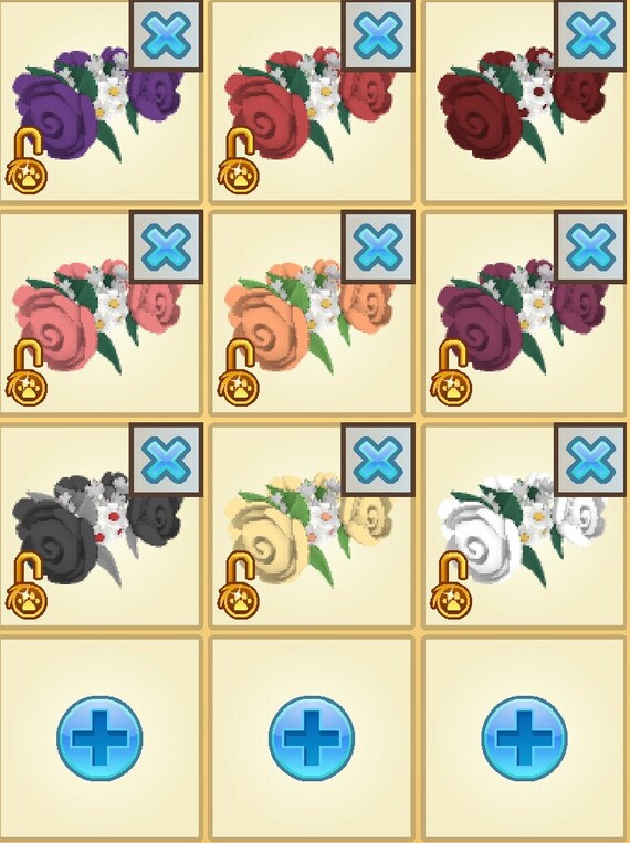 Animal Jam Flower Crown Bundle instant Delivery When Online Etsy