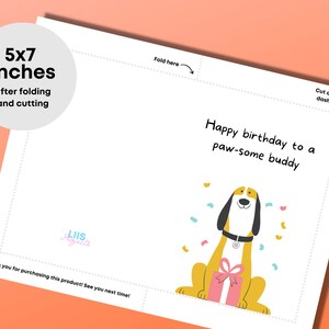 Printable Birthday Card | Birthday Card | Funny Cards | Dog Birthday ...