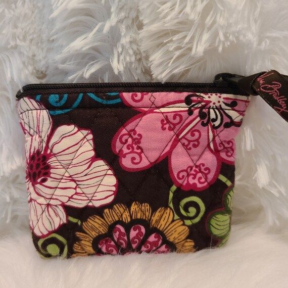Vera Bradley Quilted Floral Zipper Coin Purse or … - image 2