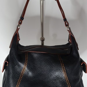 Tod's Leather Zip Hobo with Side Snap Pockets
