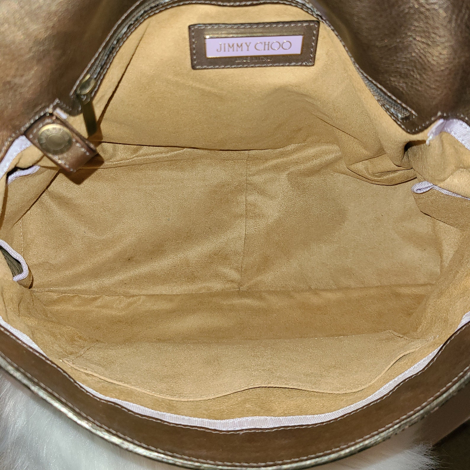 Jimmy Choo Brown Leather and Brads Western Cutout Hobo Etsy