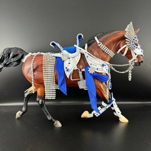 Traditional Scale Model Horse Greek Armor Tack Set
