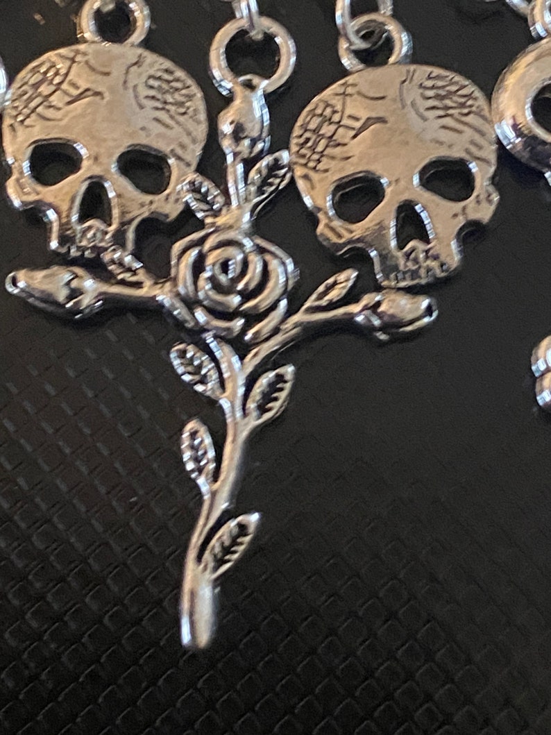 Gothic Punk Emo Brooch, Skulls Brooch, Cross Brooch, Skulls Key Pendant