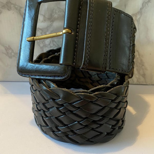 WOVEN HAND MADE LEATHER BELT