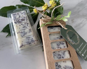 Wax melt Botanical Snap Bars.