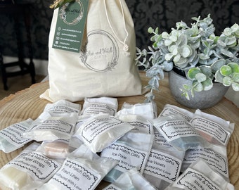 Wax Melt Sample Bag of 20 different fragrances.