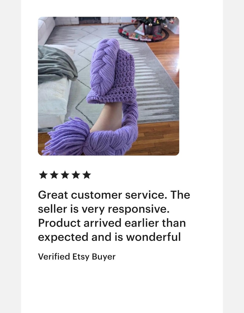 Handmade Rumi beanie KPop Demon hunter cosplay hat Rumi costume purple braid unique kids birthday gift image 3