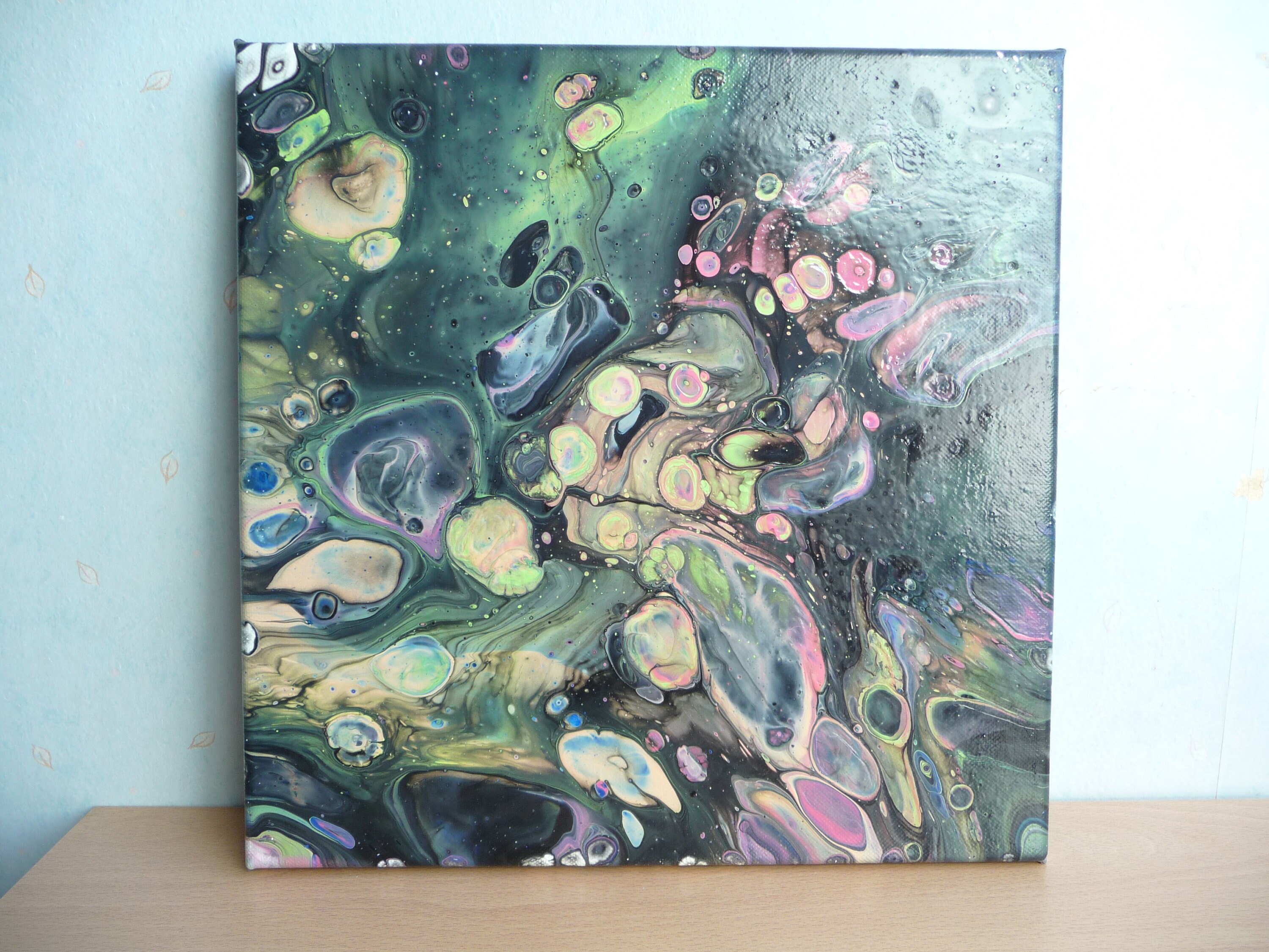 Art Abstrait Multicolore