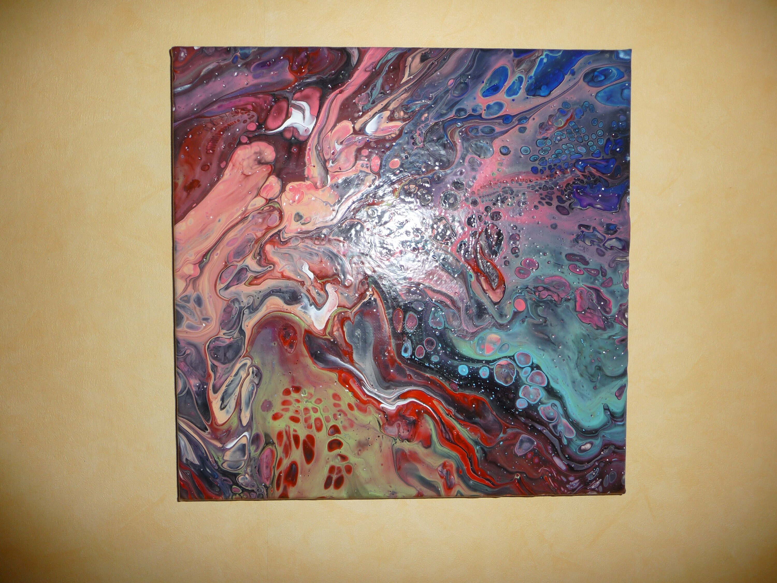 Art Abstrait Multicolore