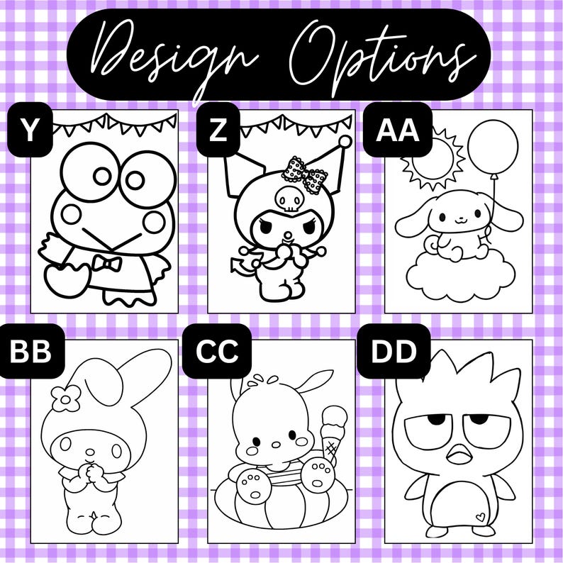 Hello Kitty Birthday Paint Party: Pre-Printed Canvases & Favors for Kids' Art Activities image 9