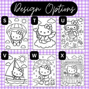 Hello Kitty Birthday Paint Party: Pre-Printed Canvases & Favors for Kids' Art Activities image 8