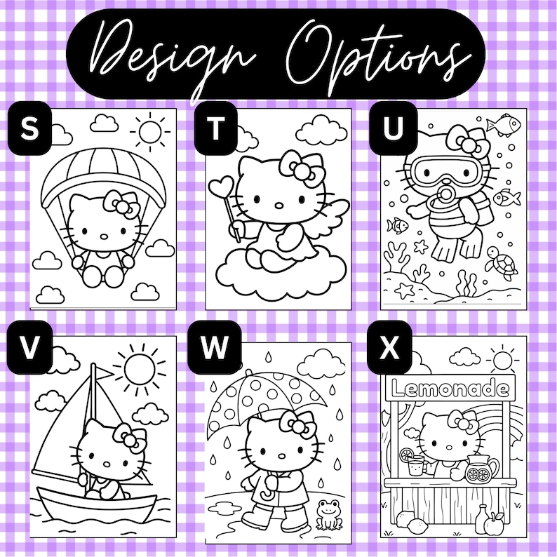 Hello Kitty Birthday Paint Party: Pre-Printed Canvases & Favors for Kids' Art Activities image 8
