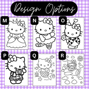Hello Kitty Birthday Paint Party: Pre-Printed Canvases & Favors for Kids' Art Activities image 7