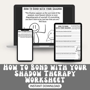 Stutz Therapy Worksheet: How to bond with your shadow