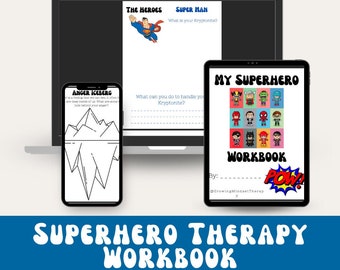 Children's Superhero Feelings Therapy Workbook