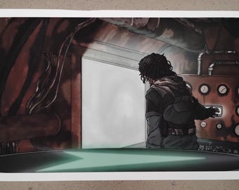 Matte Paper - Small Iron Lung Art Print