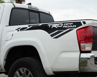 TRD off-road bedside vinyl decal fits 2016-2023 Toyota Tacoma 3rd Gen