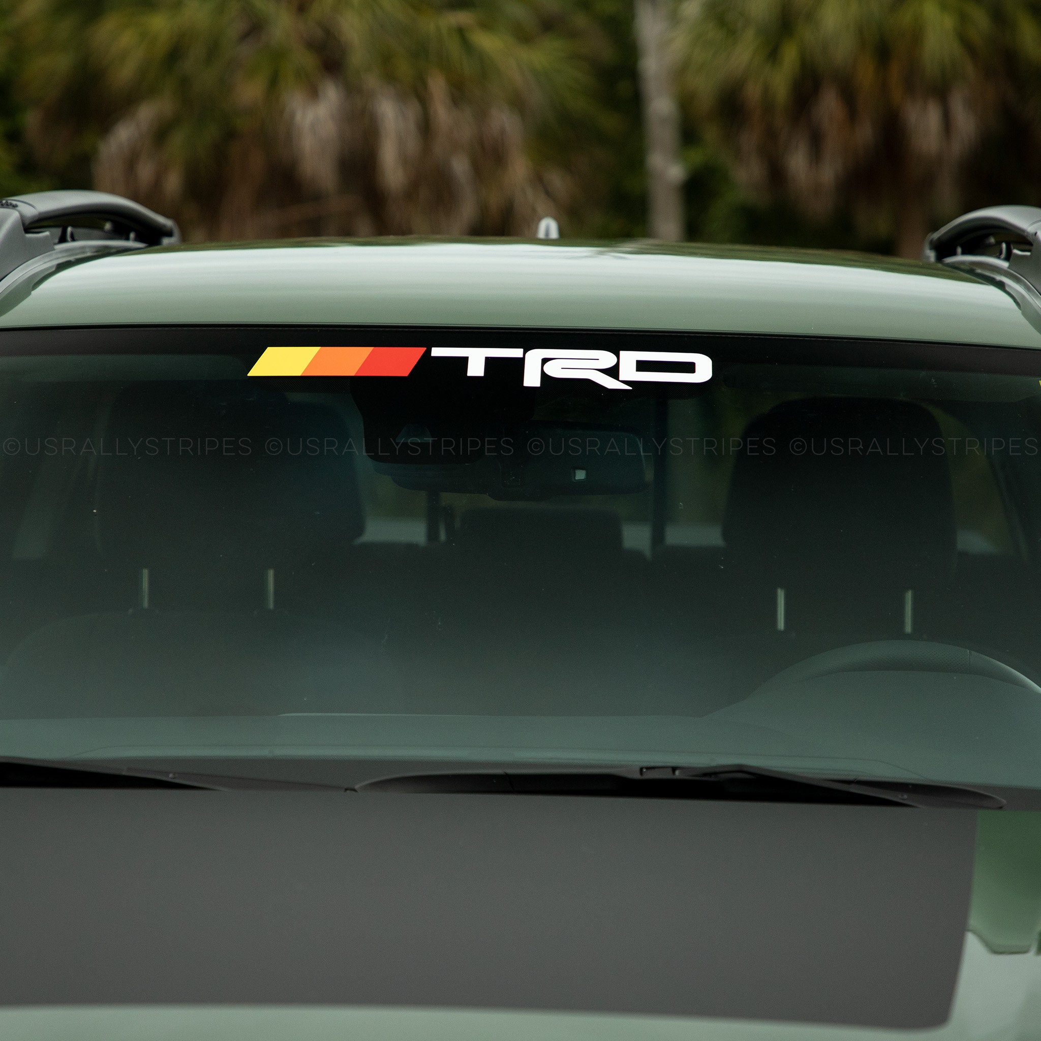 TRD Tricolor Windshield Banner for Toyota Tundra Etsy
