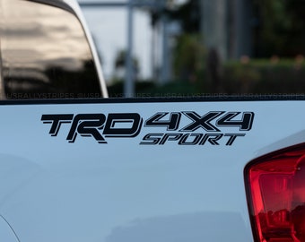 TRD 4x4 sport vinyl decal for 2016-2022 Toyota Tacoma Tundra 3rd Gen