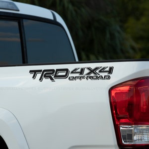 TRD 4x4 off-road vinyl decal for 2016-2023 Toyota Tacoma Tundra 3rd Gen