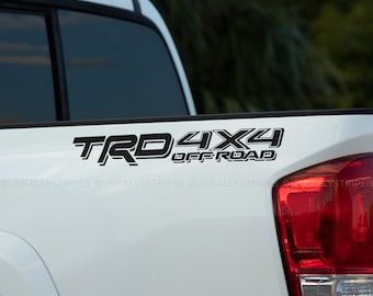 TRD 4x4 off-road vinyl decal for 2016-2023 Toyota Tacoma Tundra 3rd Gen