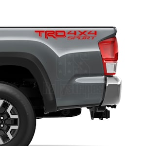 TRD 4x4 sport vinyl decal for 2016-2022 Toyota Tacoma Tundra 3rd Gen image 8