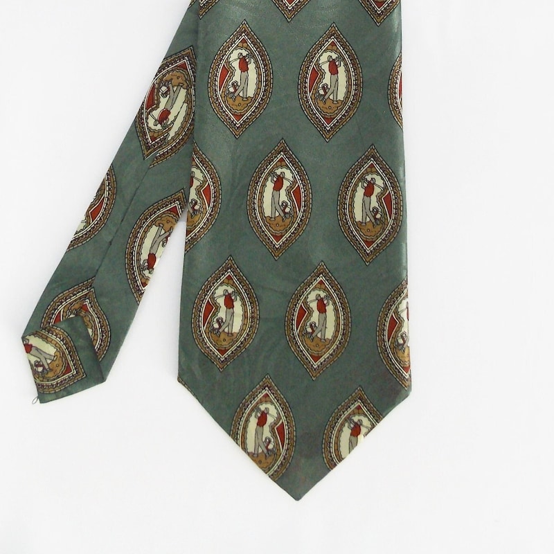 sage green wedding tie
