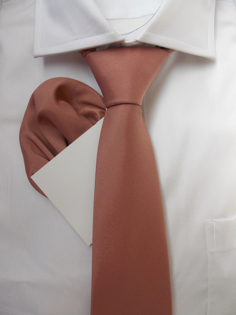 Mocha Wedding Tie, Mocha Men's Necktie, Mocha Bowtie for Men, Mocha Groomsmen Tie, Mocha Tie for Dress, Mocha Tie and Pocket Square LiKol Tie & Pocket Square