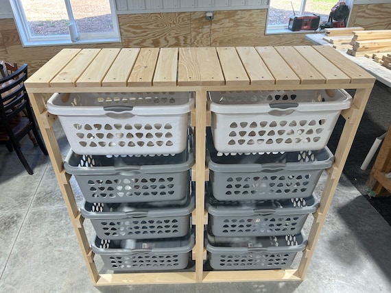 8 Tier Wäschekorb Halter