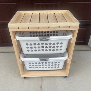 2 Tier  Laundry basket holder