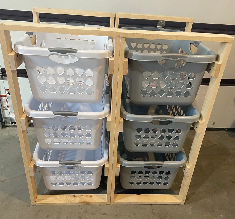 Laundry Basket Organizer Etsy