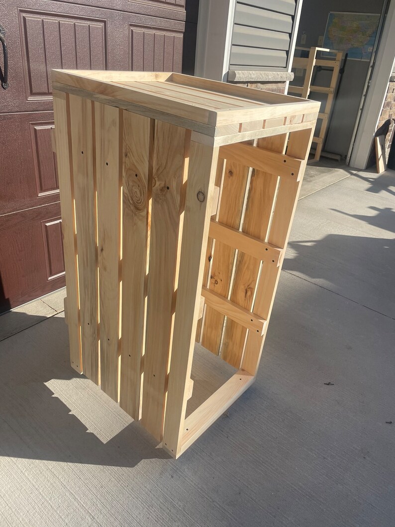 Laundry Basket Holder Etsy