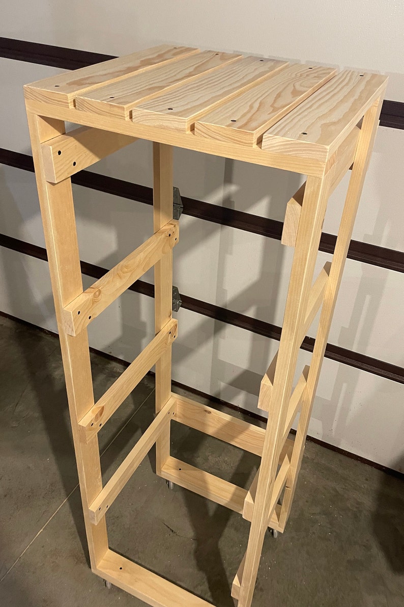 Wooden Laundry Basket Holder Etsy